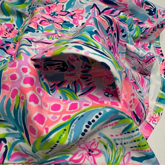 Lilly Pulitzer Pink and Blue Floral Top size Small NWT - Picture 8 of 9